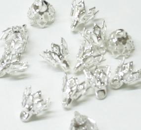 (image for) JFBELL 8mm Silver Plated Bell Cap Pack Qty 50